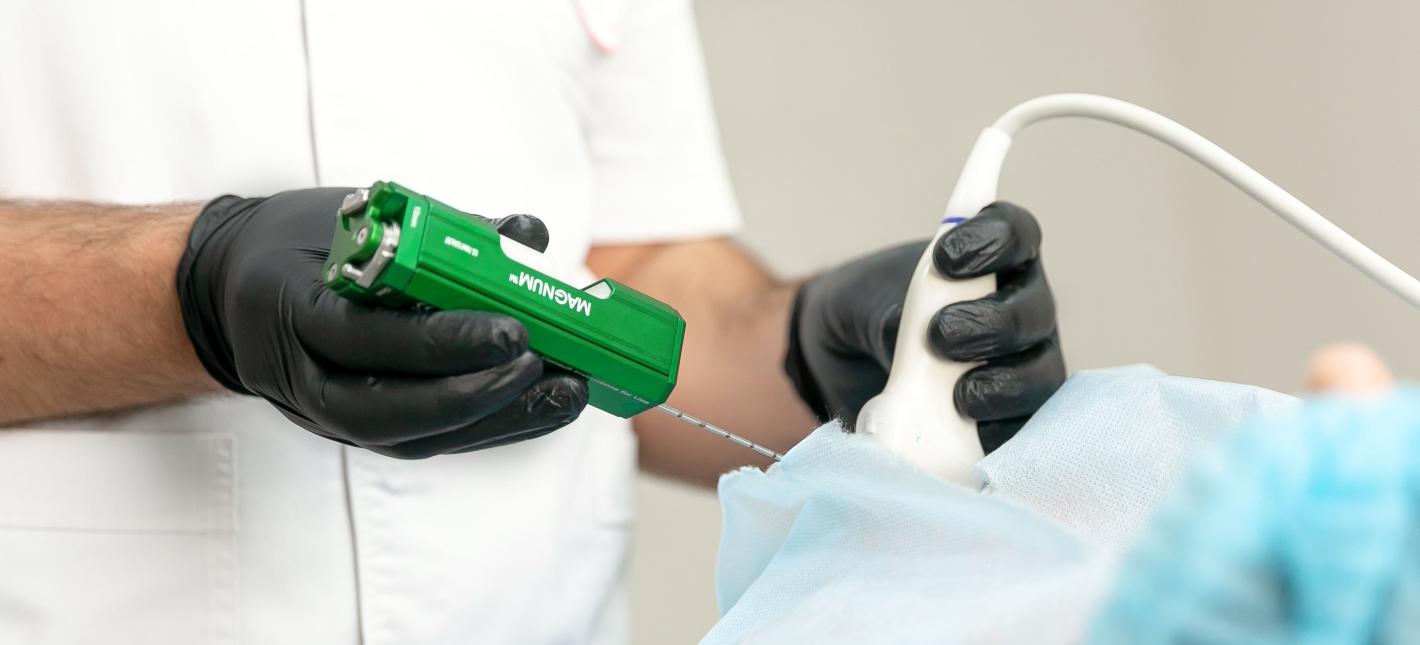 Трепан-биопсия (Core-биопсия) образований молочной железы под УЗ-контролем